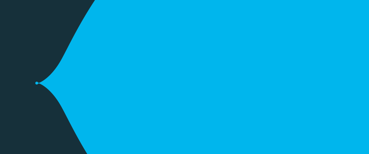 A graphic element with a grey background and blue wave pattern.